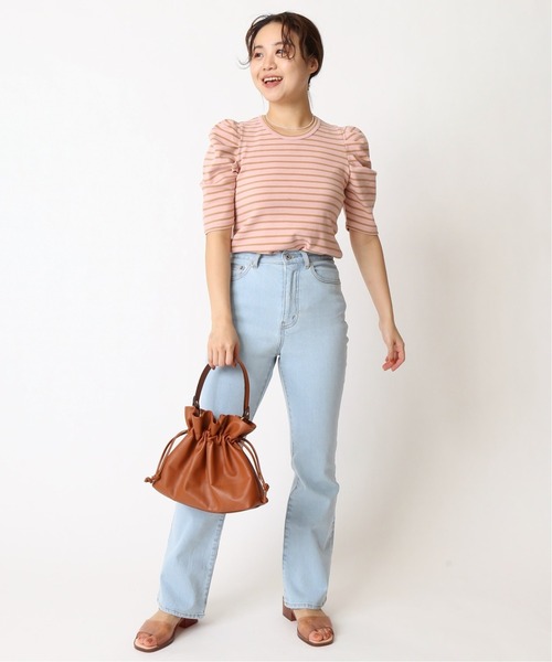 U by SPICK&SPAN(ユーバイスピックアンドスパン)の「≪追加≫ハイウエストフレアデニム3◆(デニムパンツ・レディース・サックスブルー/ブルー/ブラック・34/36/38)」の18枚目の写真