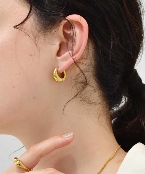 LHME(エルエイチエムイー)の「【WEB限定】“100%PURE!!!”ミニマルセットピアス/サージカルステンレス(金属アレルギー対応)【LHME / エルエイチエムイー】(ピアス(両耳用)・レディース・シルバー/ゴールド・ONE SIZE)」の22枚目の写真