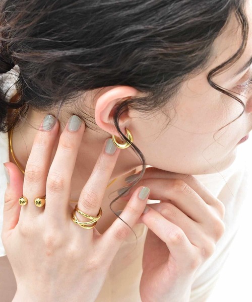 LHME(エルエイチエムイー)の「【WEB限定】“100%PURE!!!”ミニマルセットピアス/サージカルステンレス(金属アレルギー対応)【LHME / エルエイチエムイー】(ピアス(両耳用)・レディース・シルバー/ゴールド・ONE SIZE)」の17枚目の写真