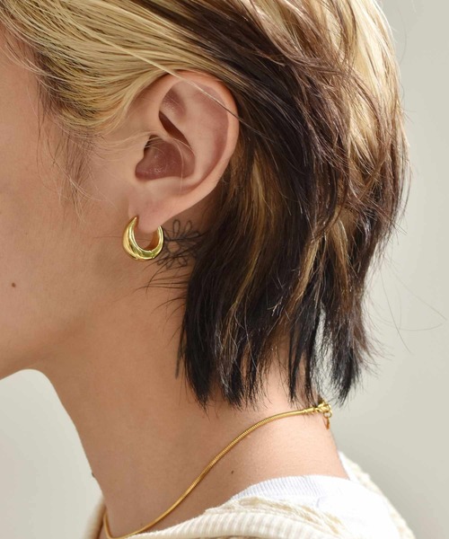 LHME(エルエイチエムイー)の「【WEB限定】“100%PURE!!!”ミニマルセットピアス/サージカルステンレス(金属アレルギー対応)【LHME / エルエイチエムイー】(ピアス(両耳用)・レディース・シルバー/ゴールド・ONE SIZE)」の9枚目の写真