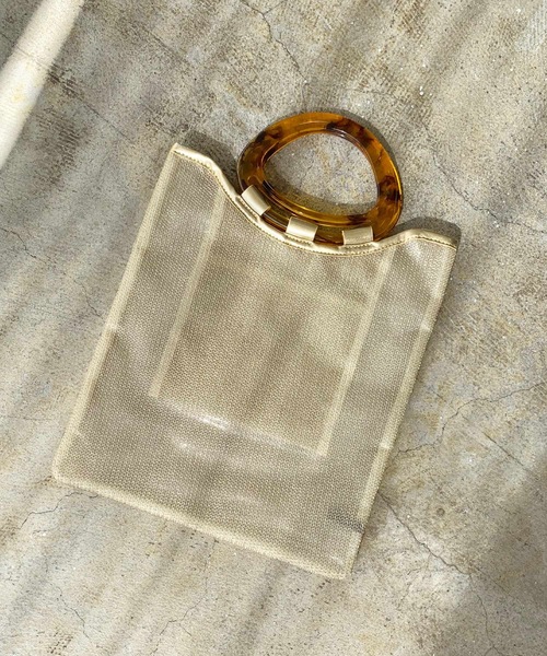 LIAN（リアン）の「マーブルチュールバッグ（ハンドバッグ・レディース・ブラック/シルバー/ゴールド・FREE）」の6枚目の写真