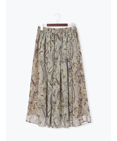 Te chichi（テチチ）の「ペイズリープリントスカート（スカート・レディース・グレー/ベージュ/キャメル・ﾌﾘ-）」の9枚目の写真