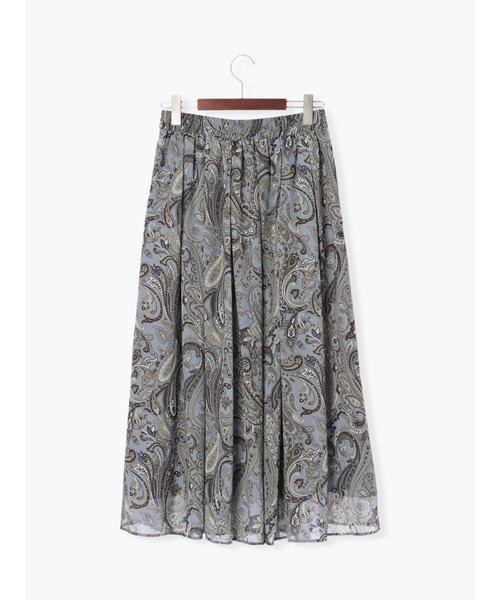 Te chichi（テチチ）の「ペイズリープリントスカート（スカート・レディース・グレー/ベージュ/キャメル・ﾌﾘ-）」の13枚目の写真