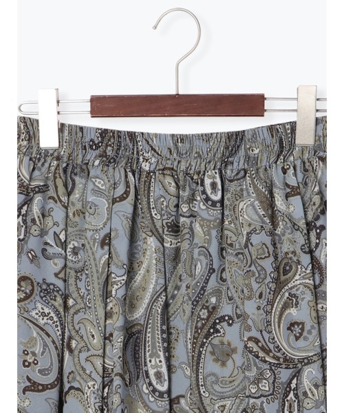 Te chichi（テチチ）の「ペイズリープリントスカート（スカート・レディース・グレー/ベージュ/キャメル・ﾌﾘ-）」の7枚目の写真