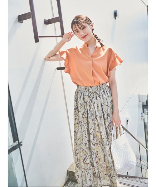 Te chichi（テチチ）の「ペイズリープリントスカート（スカート・レディース・グレー/ベージュ/キャメル・ﾌﾘ-）」の14枚目の写真