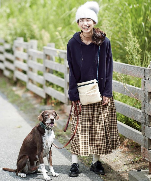 Sunny clouds（サニークラウズ）の「ＳＵＢＬＩＭＥ　ボアサコッシュ（ショルダーバッグ・レディース・オフホワイト・ONE SIZE）」の6枚目の写真