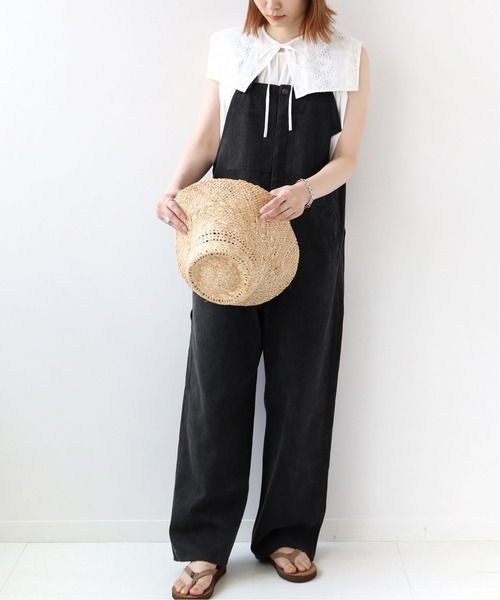 PAYDAY（ペイデイ）の「《別注》【PAYDAY /ペイデイ】OVERALL：オーバーオール◆（サロペット/オーバーオール・レディース・ブラック/ベージュ/ブルー・34/36）」の9枚目の写真