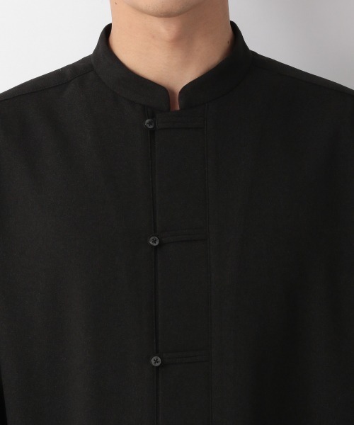 LOWRYS FARM（ローリーズファーム）の「チャイナシャツＬ／Ｓ　216278（シャツ/ブラウス・メンズ・ブラック/グレー/ブルー・MEDIUM/LARGE）」の19枚目の写真