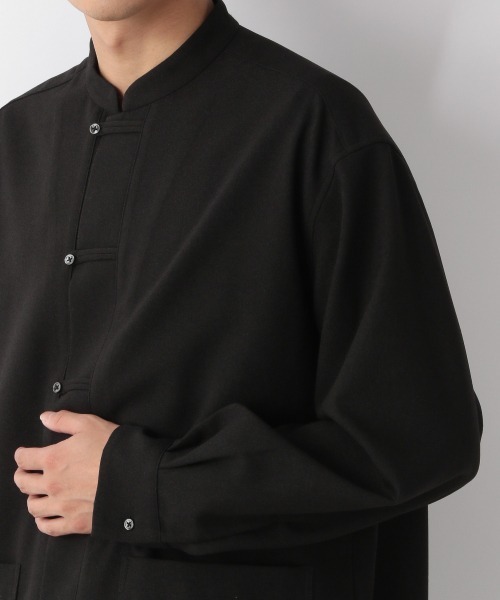 LOWRYS FARM（ローリーズファーム）の「チャイナシャツＬ／Ｓ　216278（シャツ/ブラウス・メンズ・ブラック/グレー/ブルー・MEDIUM/LARGE）」の20枚目の写真