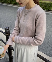 &g'aime | 【&g'aime】ミラノリブベーシックニット(ニット/セーター)