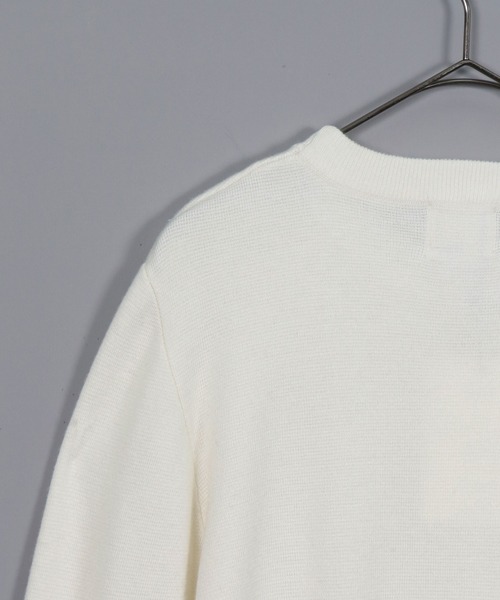&g'aime(アンジェム)の「【&g'aime】シルク混ミラノリブニット(ニット/セーター・レディース・ホワイト/ブラック/モカ/ライトカーキ・FREE)」の9枚目の写真