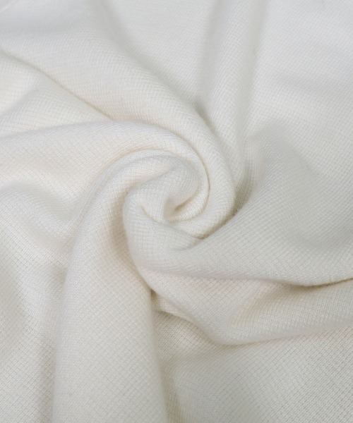 &g'aime(アンジェム)の「【&g'aime】シルク混ミラノリブニット(ニット/セーター・レディース・ホワイト/ブラック/モカ/ライトカーキ・FREE)」の6枚目の写真