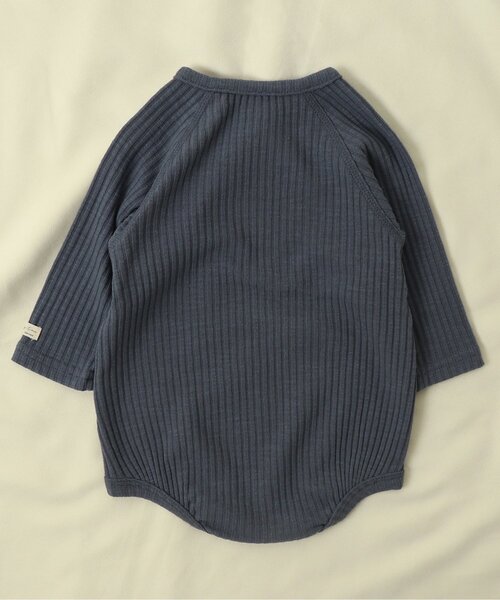 apres les cours（アプレレクール）の「WEB限定 リブボディースーツ（肌着・キッズ・ダークブラウン/ブルー/ブラウン/イエロー/アイボリー・70/80）」の13枚目の写真