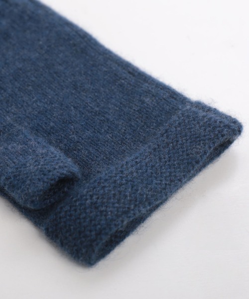 sankyo shokai（サンキョウショウカイ）の「指なし手袋アームウォーマーカシミヤ 100%（手袋・レディース・ライトグレー/ネイビー/レッド/ブルー/アイボリー/モカ・FREE）」の14枚目の写真