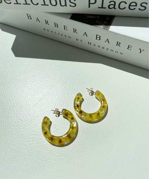 PairPair(ペアペア)の「クリアフラワーピアス(ピアス(両耳用)・レディース・A/B/C/D/E/F・FREE)」の6枚目の写真