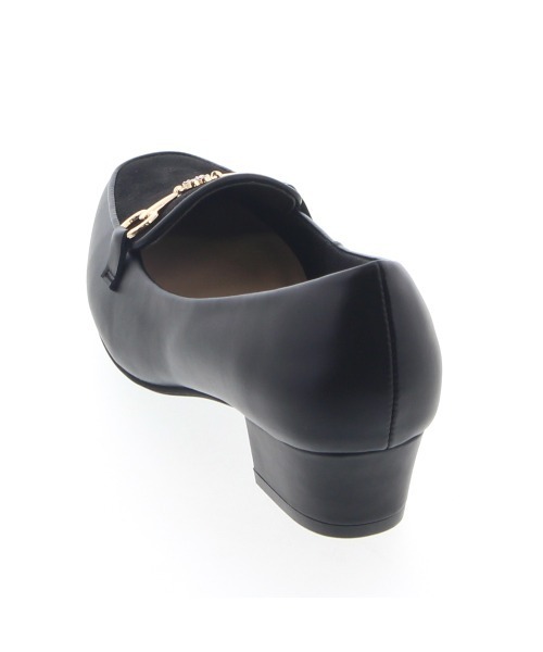 JELLY BEANS（ジェリービーンズ）の「フラワービットローファーパンプス<ふわさら>(204-42715)JELLY BEANS(ジェリービーンズ)（パンプス・レディース・ブラック/グリーン/グレイッシュベージュ/アイボリー/ブラック系1/ダークブラウン・23/24/22.5/24.5/23.5/21.5/22/25/25.5）」の12枚目の写真