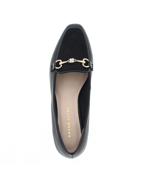 JELLY BEANS（ジェリービーンズ）の「フラワービットローファーパンプス<ふわさら>(204-42715)JELLY BEANS(ジェリービーンズ)（パンプス・レディース・ブラック/グリーン/グレイッシュベージュ/アイボリー/ブラック系1/ダークブラウン・23/24/22.5/24.5/23.5/21.5/22/25/25.5）」の13枚目の写真