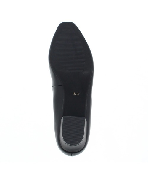 JELLY BEANS（ジェリービーンズ）の「フラワービットローファーパンプス<ふわさら>(204-42715)JELLY BEANS(ジェリービーンズ)（パンプス・レディース・ブラック/グリーン/グレイッシュベージュ/アイボリー/ブラック系1/ダークブラウン・23/24/22.5/24.5/23.5/21.5/22/25/25.5）」の14枚目の写真