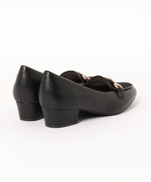 JELLY BEANS（ジェリービーンズ）の「フラワービットローファーパンプス<ふわさら>(204-42715)JELLY BEANS(ジェリービーンズ)（パンプス・レディース・ブラック/グリーン/グレイッシュベージュ/アイボリー/ブラック系1/ダークブラウン・23/24/22.5/24.5/23.5/21.5/22/25/25.5）」の16枚目の写真