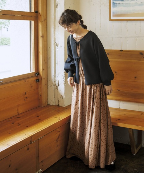 studio CLIP(スタディオクリップ)の「《玄長なおこさんコラボ》家事らくらく洗える軽ニット(ニット/セーター・レディース・ライトグレー/ブラック/ブラウン/レッド/ブルー/イエロー/アイボリー・FREE)」の16枚目の写真