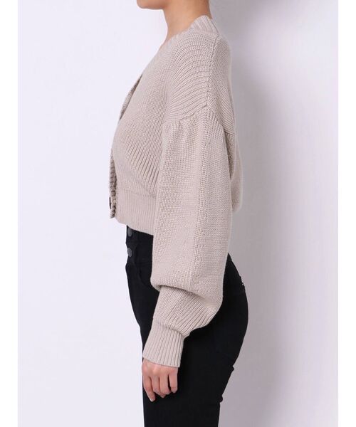 EMODA（エモダ）の「ワイドリブオーバーカーディガン（カーディガン/ボレロ・レディース・グレー/カーキ/ベージュ・FREE）」の11枚目の写真