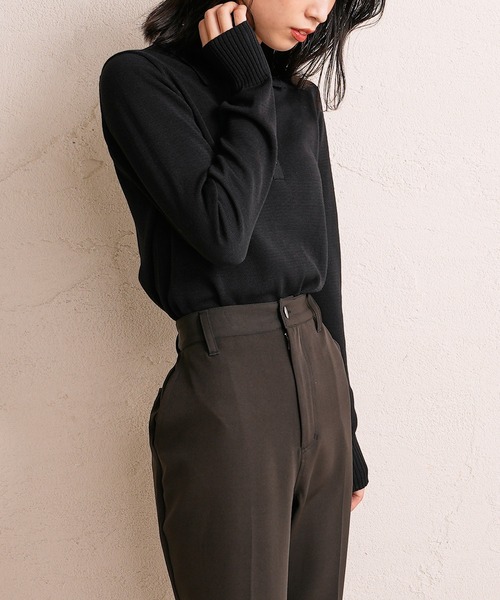 CIAOPANIC（チャオパニック）の「ポロニット（ポロシャツ・レディース・ブラック/ブラウン/ピンク・FREE）」の13枚目の写真