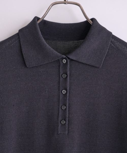 CIAOPANIC（チャオパニック）の「ポロニット（ポロシャツ・レディース・ブラック/ブラウン/ピンク・FREE）」の12枚目の写真