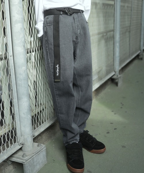 Mark Gonzales（マーク・ゴンザレス）の「【ユニセックスで着用可能】Mark Gonzales / マークゴンザレス 別注 コラボ ベルト（ベルト・メンズ・ブラック・FREE）」の7枚目の写真