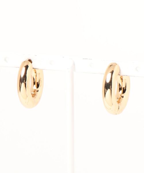 GOLDY(ゴールディ)の「スィック フープ ワンタッチ ピアス(ピアス(両耳用)・レディース・シルバー/その他1/ゴールド・FREE)」の10枚目の写真