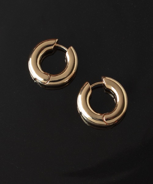 GOLDY(ゴールディ)の「スィック フープ ワンタッチ ピアス(ピアス(両耳用)・レディース・シルバー/その他1/ゴールド・FREE)」の11枚目の写真