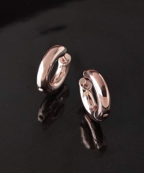 GOLDY(ゴールディ)の「スィック フープ ワンタッチ ピアス(ピアス(両耳用)・レディース・シルバー/その他1/ゴールド・FREE)」の8枚目の写真