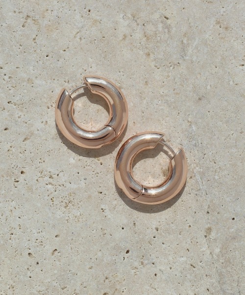 GOLDY(ゴールディ)の「スィック フープ ワンタッチ ピアス(ピアス(両耳用)・レディース・シルバー/その他1/ゴールド・FREE)」の18枚目の写真