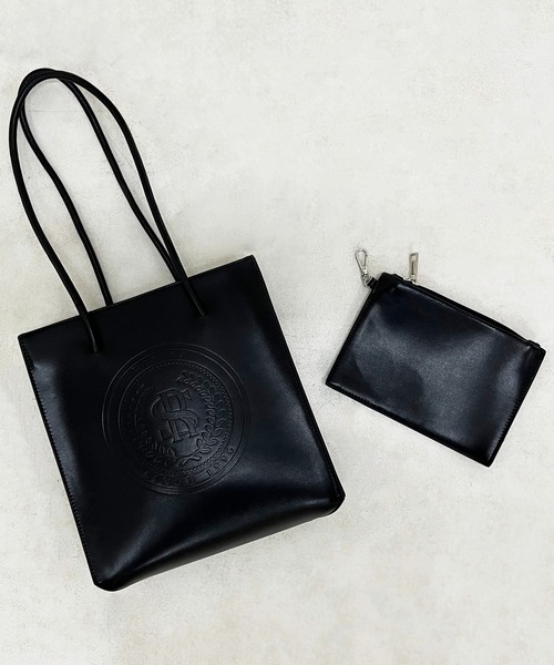 RASVOA（ラスボア）の「エンボスロゴトート（トートバッグ・レディース・ブラック・FREE）」の9枚目の写真