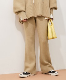 ADAM ET ROPE' | 【セットアップ対応】ウールカシミヤリブニットパンツ(その他パンツ)