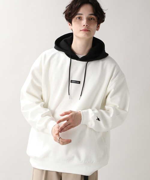 KANGOL(カンゴール)の「<KANGOL/カンゴール>別注テックダンボールパーカー/235708(スウェット・メンズ・ライトブルー/ブラック/ブラウン/オフホワイト・MEDIUM/LARGE)」の18枚目の写真