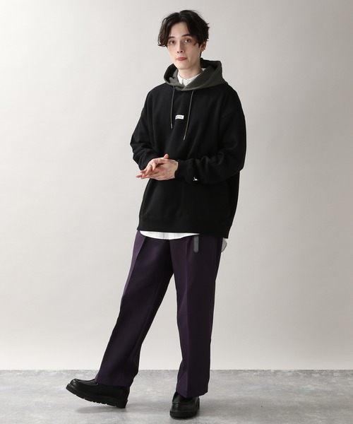 KANGOL(カンゴール)の「<KANGOL/カンゴール>別注テックダンボールパーカー/235708(スウェット・メンズ・ライトブルー/ブラック/ブラウン/オフホワイト・MEDIUM/LARGE)」の10枚目の写真
