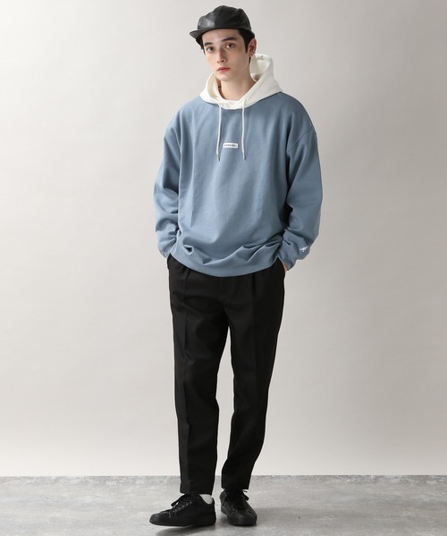 KANGOL(カンゴール)の「<KANGOL/カンゴール>別注テックダンボールパーカー/235708(スウェット・メンズ・ライトブルー/ブラック/ブラウン/オフホワイト・MEDIUM/LARGE)」の21枚目の写真