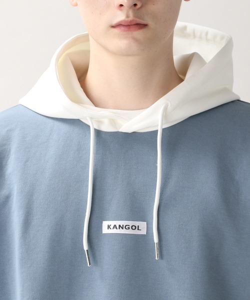 KANGOL(カンゴール)の「<KANGOL/カンゴール>別注テックダンボールパーカー/235708(スウェット・メンズ・ライトブルー/ブラック/ブラウン/オフホワイト・MEDIUM/LARGE)」の19枚目の写真