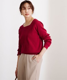 UR'S（ユアーズ）の「ｽｸｴｱﾈｯｸﾘﾌﾞﾆｯﾄ（ニット/セーター）」