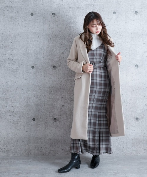 clear（クリア）の「チェスターコート（チェスターコート・レディース・ブラック/ベージュ・F）」の20枚目の写真