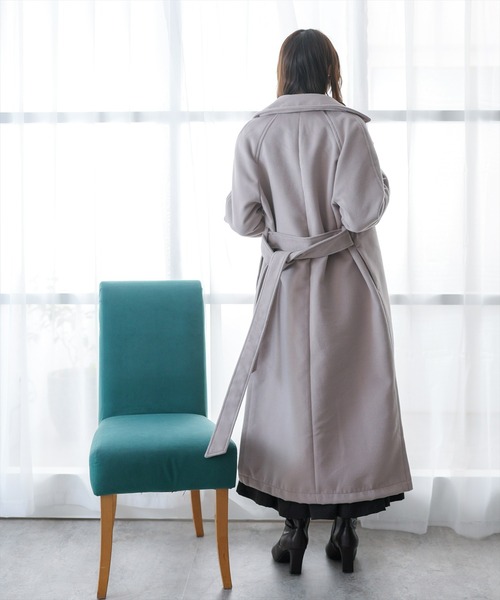 clear（クリア）の「チェスターコート（チェスターコート・レディース・ブラック/ベージュ・F）」の10枚目の写真