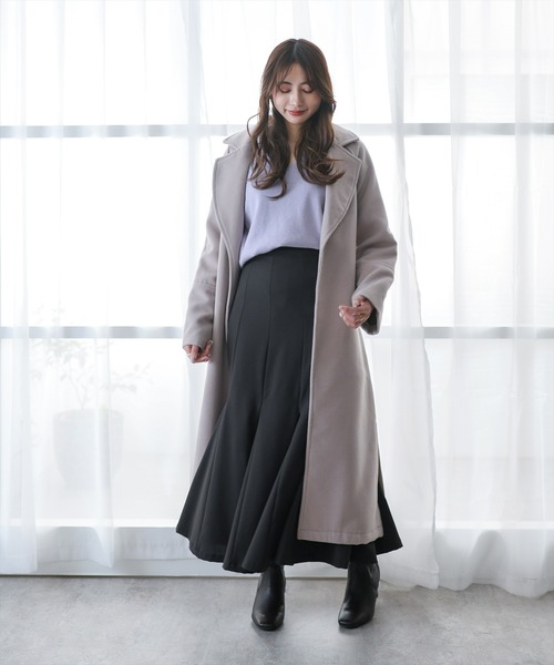 clear（クリア）の「チェスターコート（チェスターコート・レディース・ブラック/ベージュ・F）」の14枚目の写真