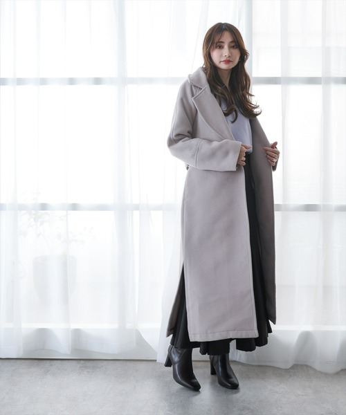 clear（クリア）の「チェスターコート（チェスターコート・レディース・ブラック/ベージュ・F）」の13枚目の写真