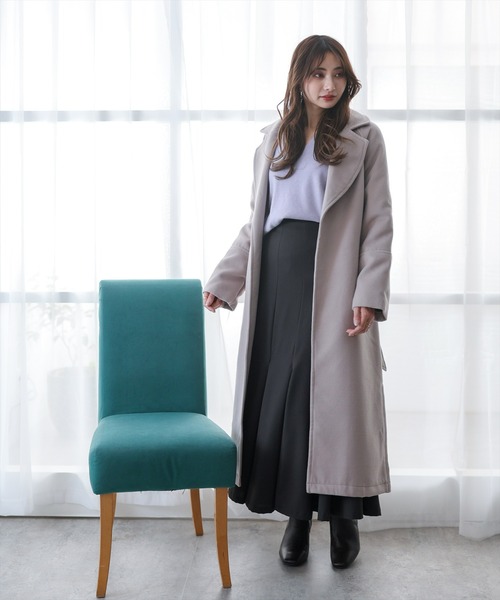 clear（クリア）の「チェスターコート（チェスターコート・レディース・ブラック/ベージュ・F）」の11枚目の写真