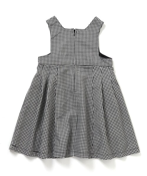 apres les cours（アプレレクール）の「ウエストリボンジャンパースカート（ジャンパースカート・キッズ・ベージュ/チェック・90/100/110/120/80/130/140）」の7枚目の写真