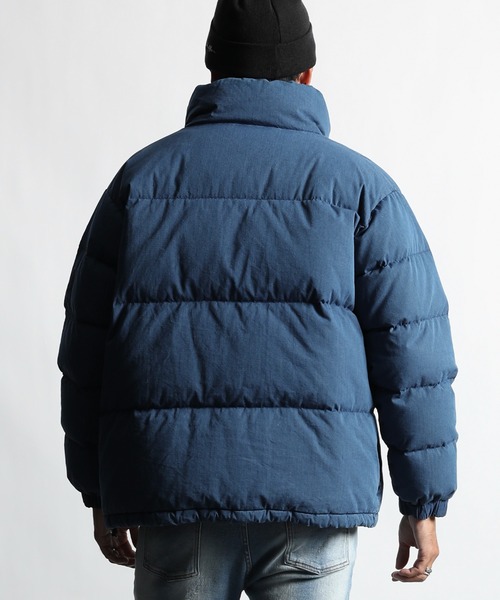 The DUFFER of ST.GEORGE（ザダファーオブセントジョージ）の「[INDIGO LABEL] RIPSTOP DOWN JK：インディゴ ナイロンリップ ダウンジャケット（ダウンジャケット/コート・メンズ・ブルー・SMALL/MEDIUM/LARGE/X-LARGE）」の9枚目の写真
