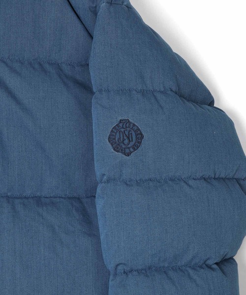 The DUFFER of ST.GEORGE（ザダファーオブセントジョージ）の「[INDIGO LABEL] RIPSTOP DOWN JK：インディゴ ナイロンリップ ダウンジャケット（ダウンジャケット/コート・メンズ・ブルー・SMALL/MEDIUM/LARGE/X-LARGE）」の6枚目の写真