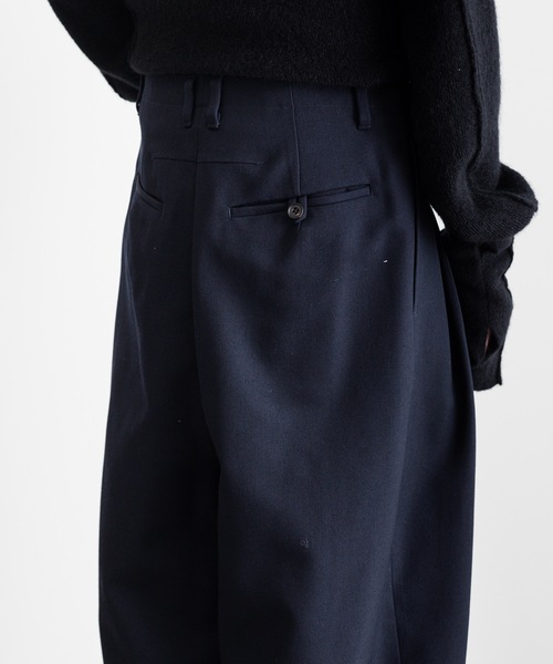 ato（アトウ）の「WOOL SERGE WIDE PEG-TOP PANTS（その他パンツ