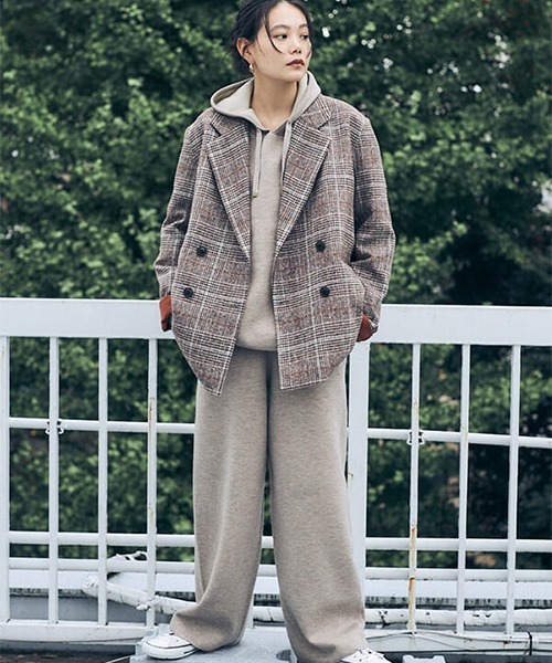 CREDONA（クレドナ）の「ダブルフェイスニットPK（ニット/セーター  