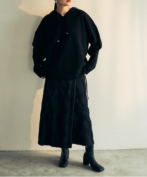 CREDONA（クレドナ）の「ダブルフェイスニットPK（ニット/セーター  